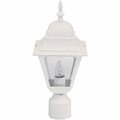 Home Impressions White Incandescent Post Light Fixture IOL13WH